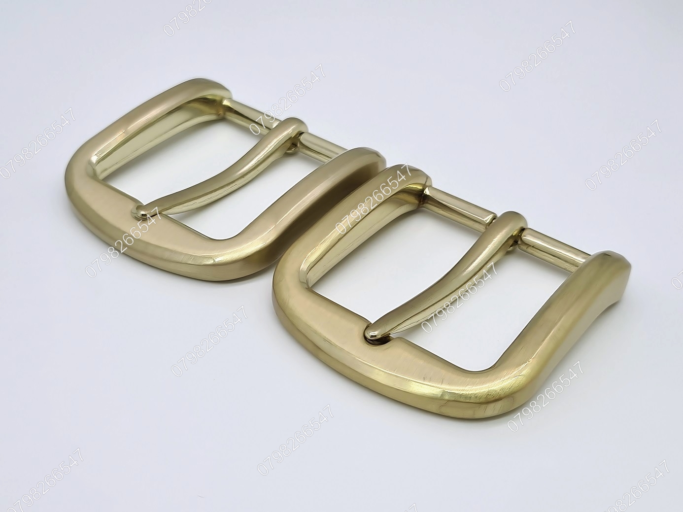 Mặt khoá dây nịt nam DKK-080 | Đầu khoá xỏ kim bảng 4F vàng đồng kiểu truyền thống