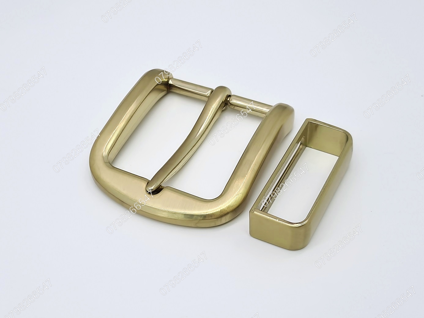 Mặt khoá dây nịt nam DKK-080 | Đầu khoá xỏ kim bảng 4F vàng đồng kiểu truyền thống - Ảnh 10