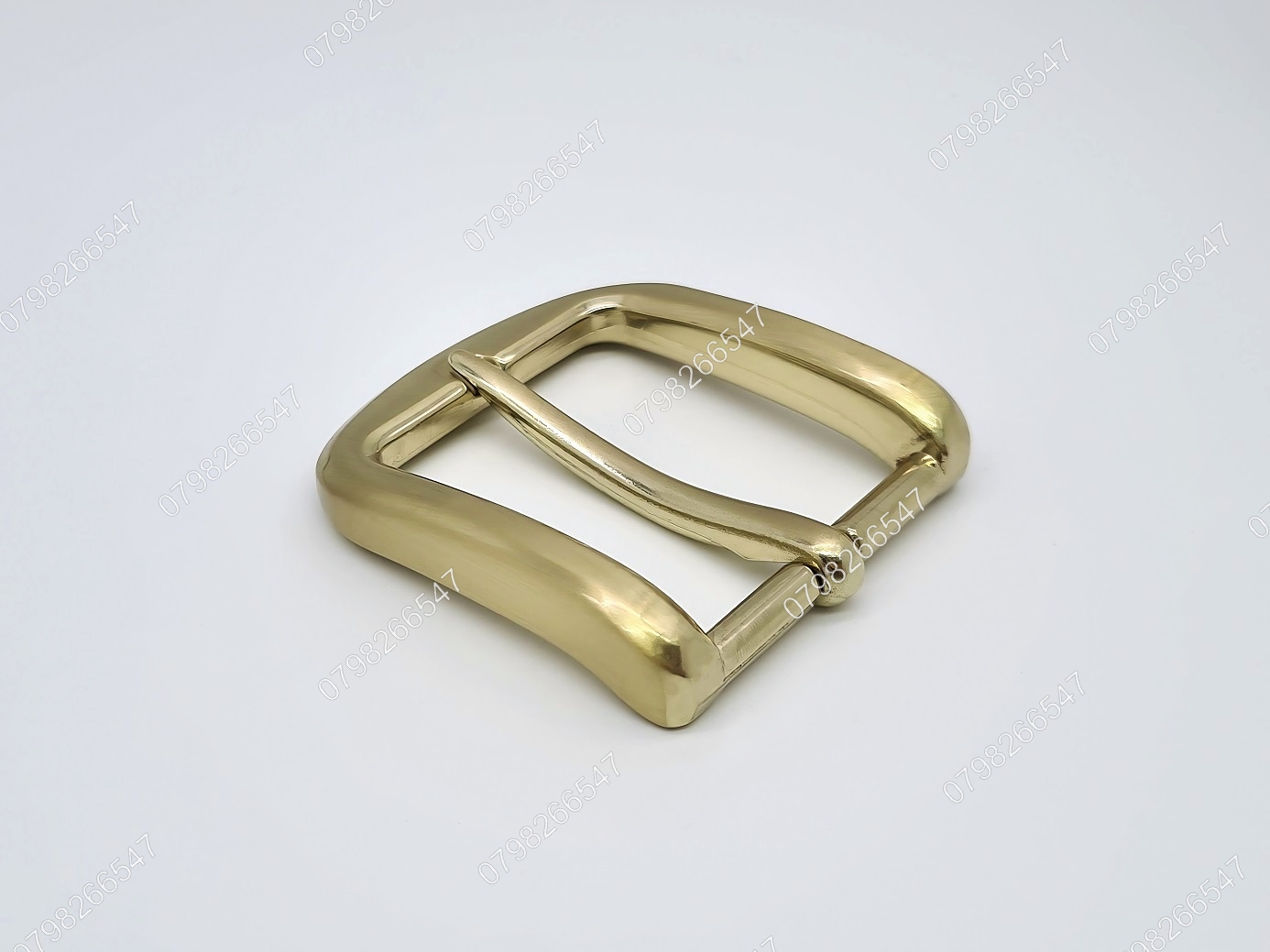 Mặt khoá dây nịt nam DKK-080 | Đầu khoá xỏ kim bảng 4F vàng đồng kiểu truyền thống - Ảnh 4