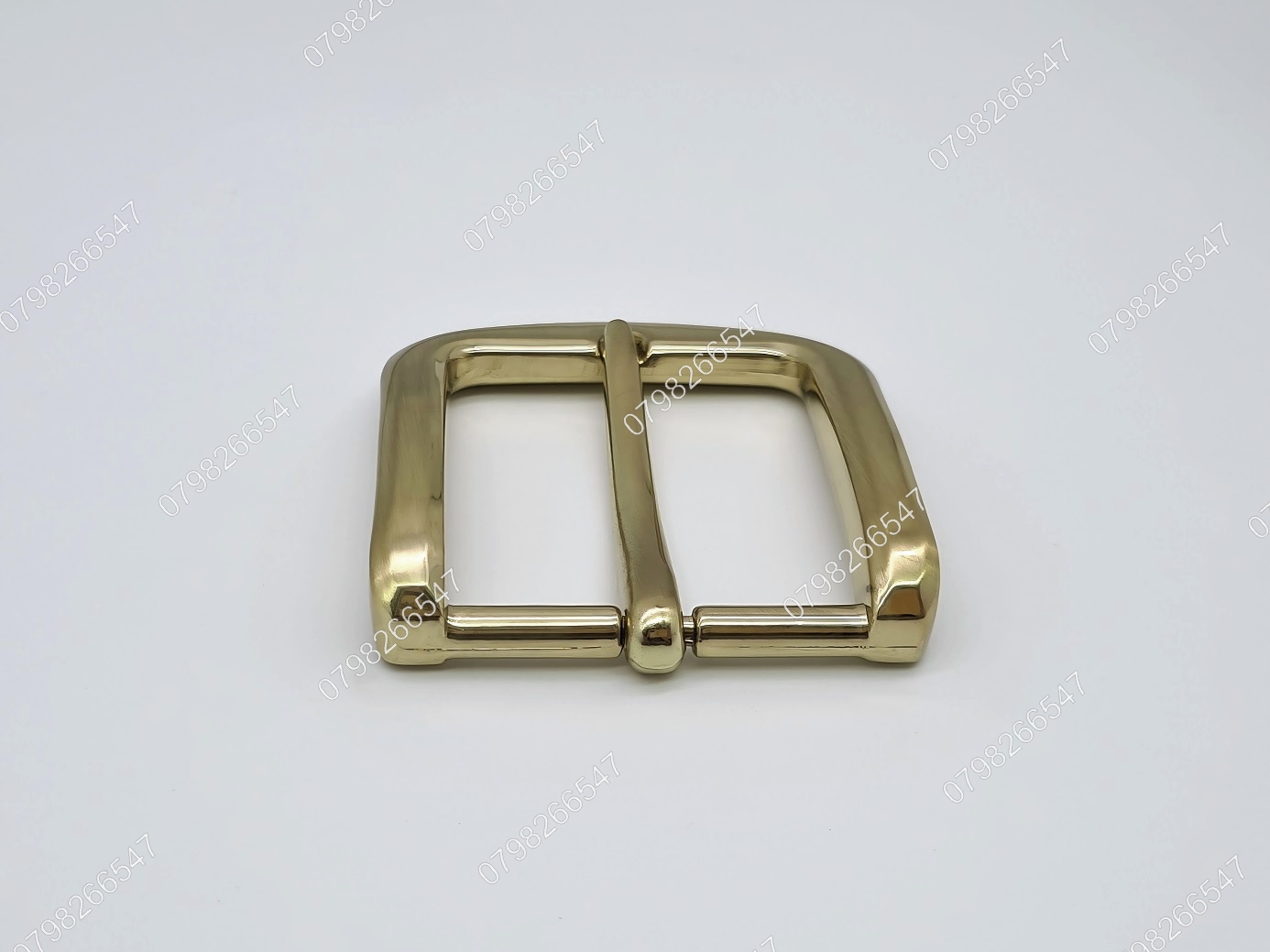 Mặt khoá dây nịt nam DKK-080 | Đầu khoá xỏ kim bảng 4F vàng đồng kiểu truyền thống - Ảnh 5