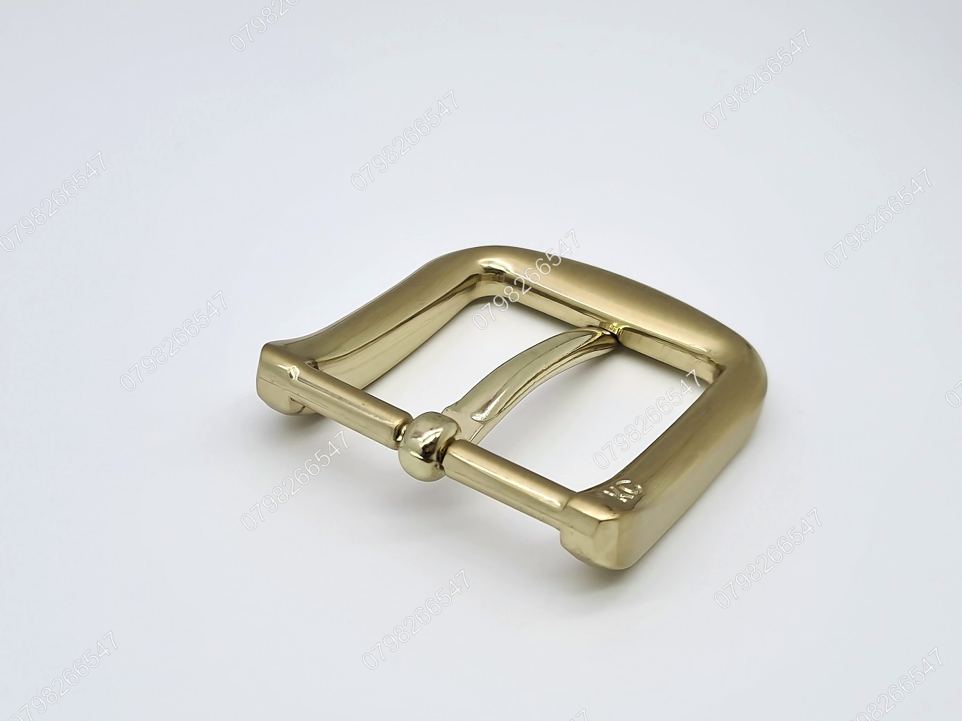 Mặt khoá dây nịt nam DKK-080 | Đầu khoá xỏ kim bảng 4F vàng đồng kiểu truyền thống - Ảnh 7