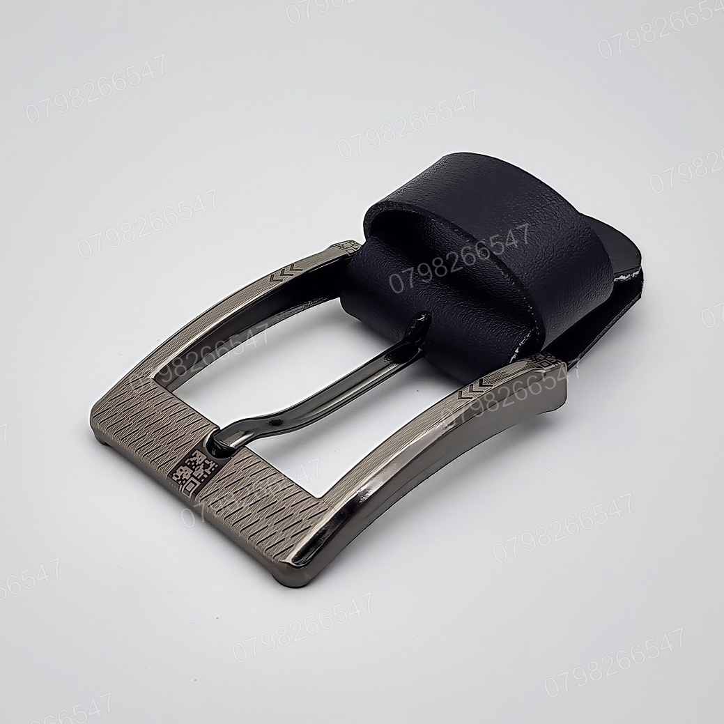 Đầu khoá dây nịt nam DKK-084 | Mặt khoá kim vuông laze bảng to 4.0cm thanh lịch | Bảo hành 12 tháng