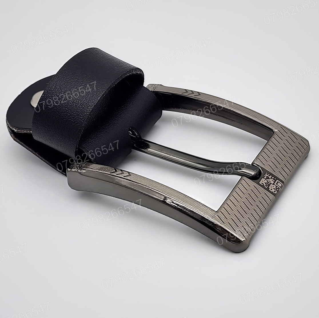 Đầu khoá dây nịt nam DKK-084 | Mặt khoá kim vuông laze bảng to 4.0cm thanh lịch | Bảo hành 12 tháng - Ảnh 4