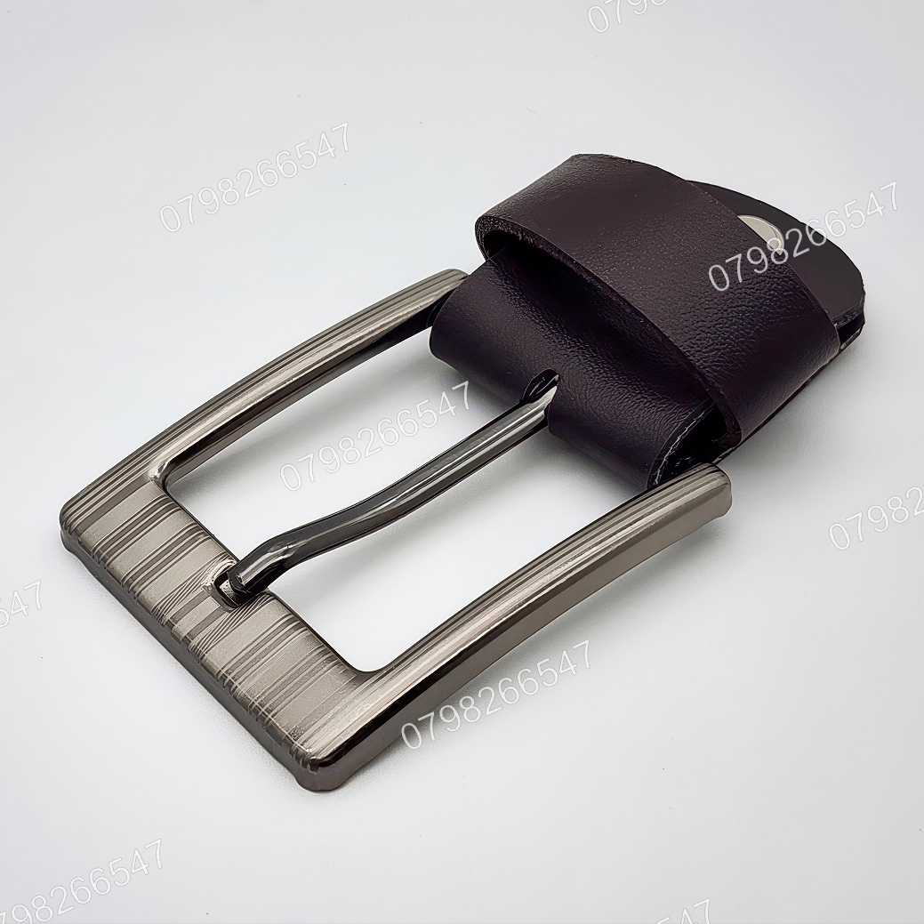 Khoá thắt lưng nam DKK-091 | Mặt khoá kim bảng 4.0cm vuông thanh lịch - Ảnh 3