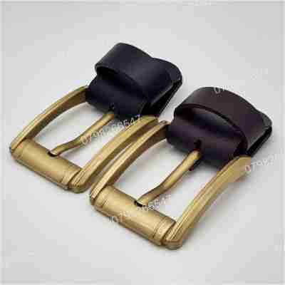 Mặt dây lưng nam DKK-092 | Đầu khoá kim bảng 4.0cm mạ đồng sang trọng