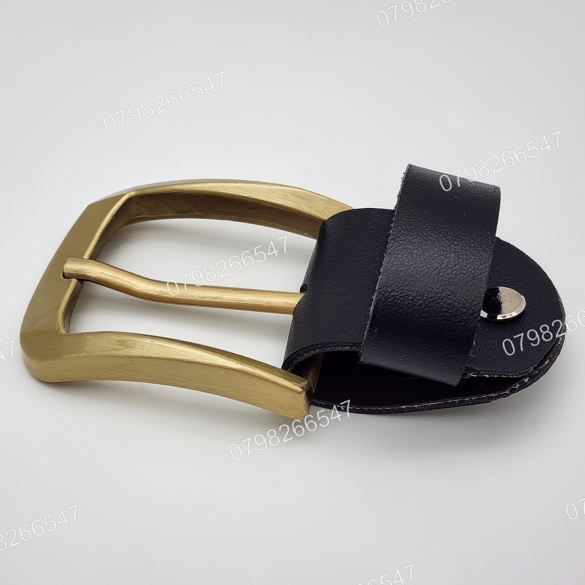 Đầu khoá thắt lưng nam DKK-093 | Khoá kim bảng 4.0cm mạ đồng bo tròn ấn tượng - Ảnh 2