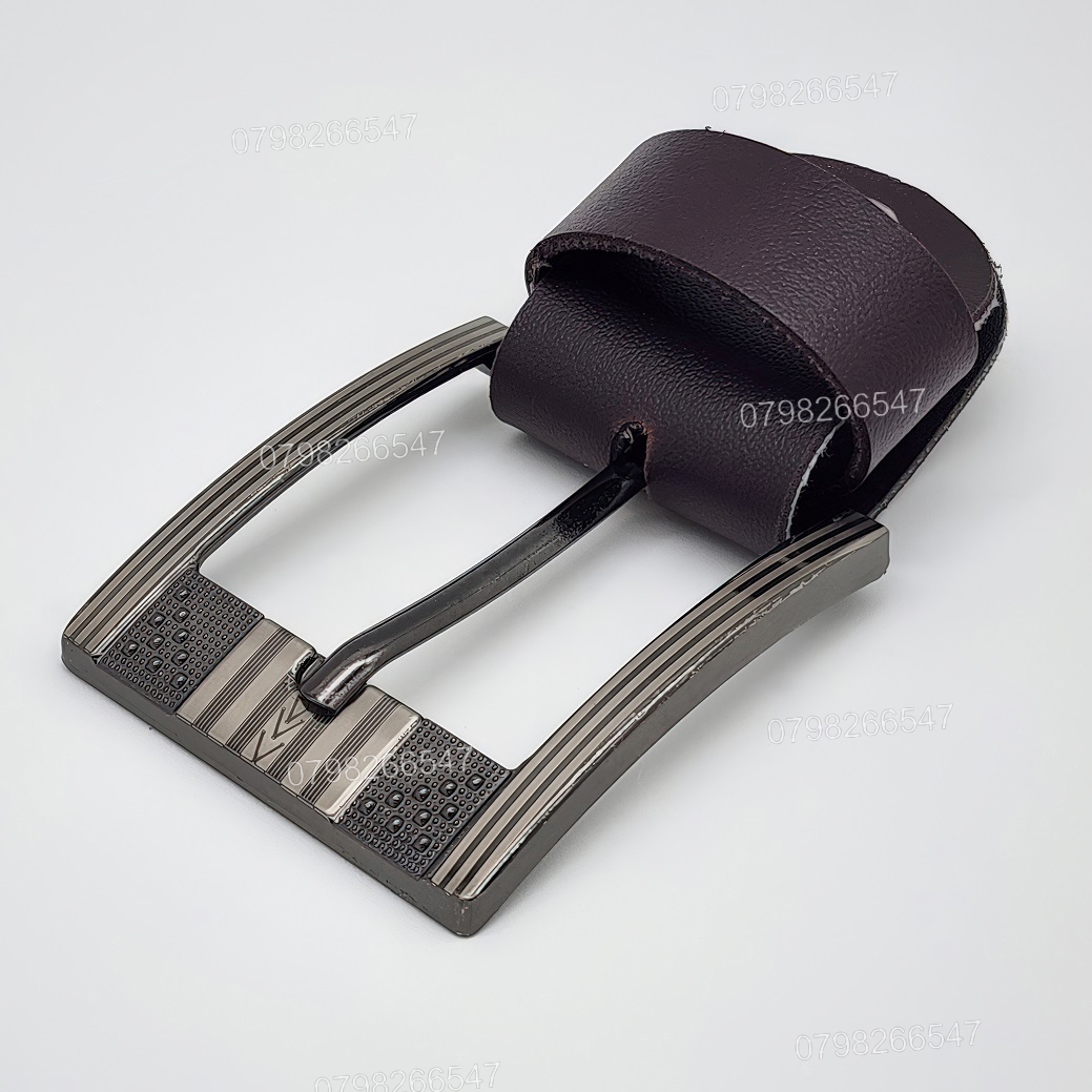 Đầu khoá dây nịt nam DKK-096 | Mặt khoá xỏ kim bảng 4F màu vàng truyền thống kèm hoạ tiết nổi bật - Ảnh 3