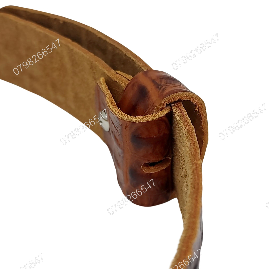 Dây lưng nam không mặt DNKK-001 | Dây nịt da bò dập vân cá sấu | Bảo hành 12 tháng - Ảnh 8