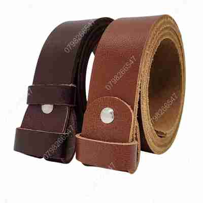 Thắt lưng không mặt DNKK-003 | Dây nịt nam da bò trơn loại tốt | Bảo hành 12 tháng