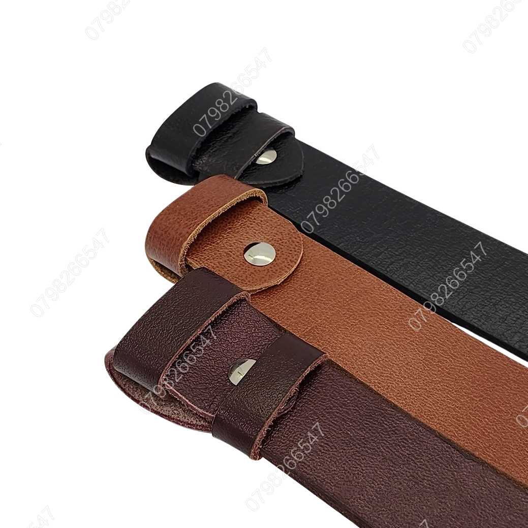 Thắt lưng không mặt DNKK-003 | Dây nịt nam da bò trơn loại tốt | Bảo hành 12 tháng - Ảnh 5