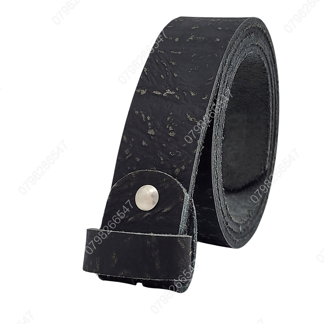 Dây thắt lưng không mặt DNKK-004 | Thắt lưng da bò thô thời trang | Bảo hành 12 tháng - Ảnh 2