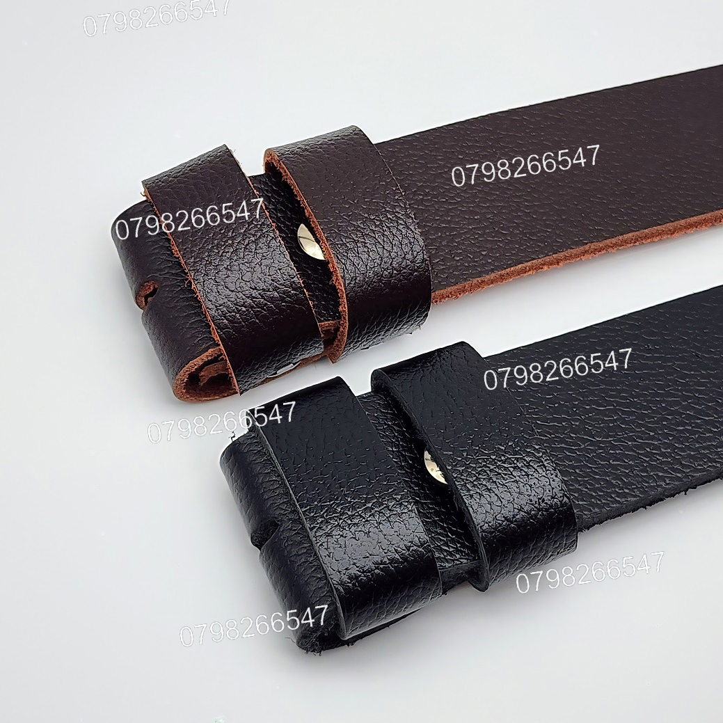 Thắt lưng nam không mặt DNKK-005 | Dây nịt da bò trơn nam tính | Bảo hành 12 tháng - Ảnh 4