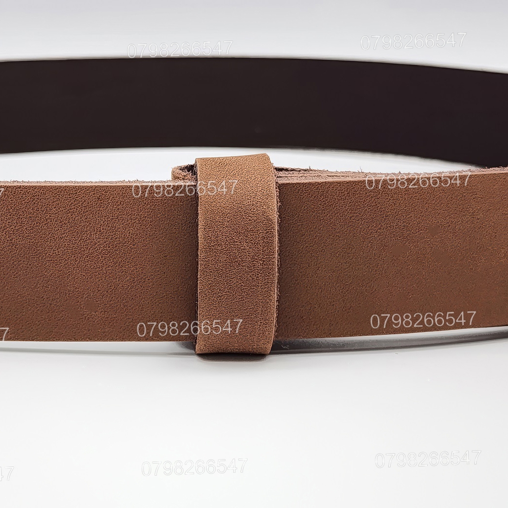 Thắt lưng nam da bò sáp DNKK-006 | Dây nịt da bò trơn thời trang | Bảo hành 12 tháng - Ảnh 6