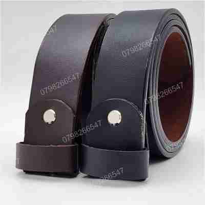 Dây lưng nam không mặt DNKK-008 | Dây nịt da PU 3 lớp bản 3.6cm | Bảo hành 12 tháng