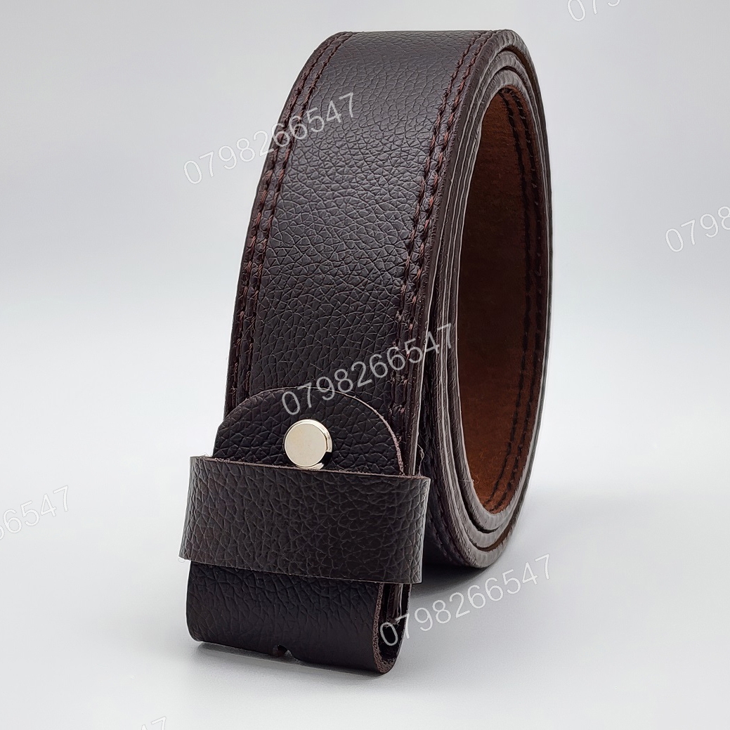 Thắt lưng nam không mặt DNKK-009 | Thắt lưng da PU may 3 lớp bản 3.6cm | Bảo hành 12 tháng - Ảnh 3