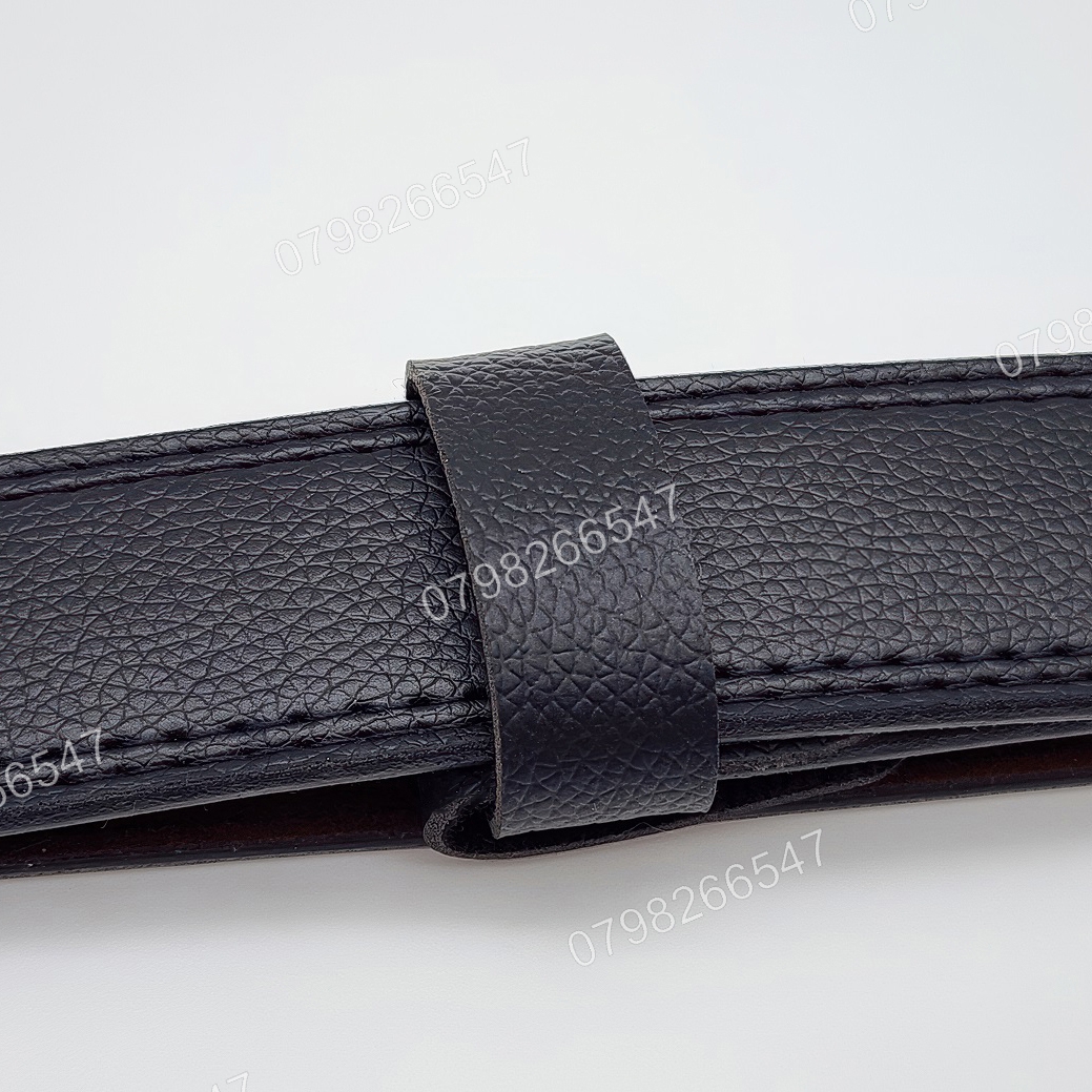 Thắt lưng nam không mặt DNKK-009 | Thắt lưng da PU may 3 lớp bản 3.6cm | Bảo hành 12 tháng - Ảnh 5