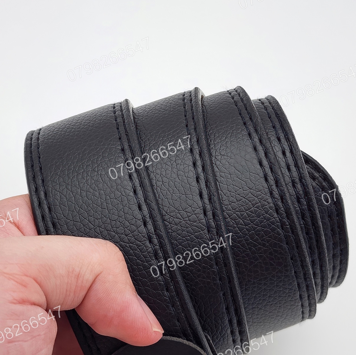 Thắt lưng nam không mặt DNKK-009 | Thắt lưng da PU may 3 lớp bản 3.6cm | Bảo hành 12 tháng - Ảnh 7