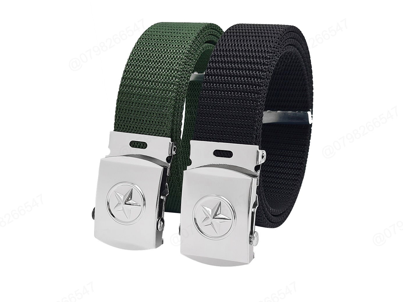 Thắt lưng nam dây dù DHM-013 | Dây nịt vải dù mặt khoá lăn mặt in nổi thời trang | Bảo hành 12 tháng