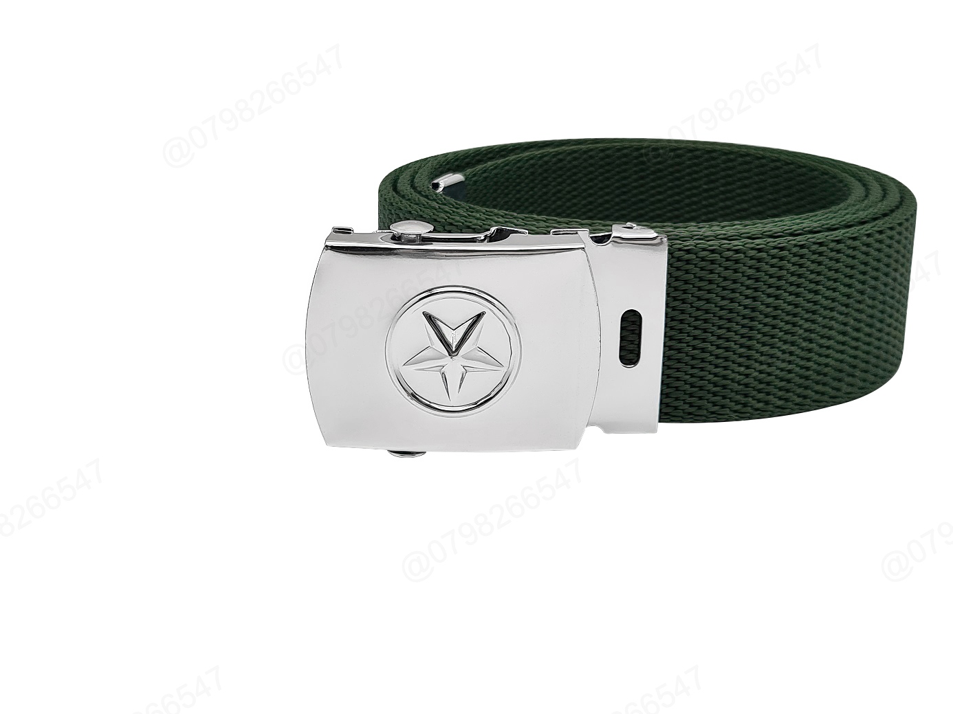 Thắt lưng nam dây dù DHM-013 | Dây nịt vải dù mặt khoá lăn mặt in nổi thời trang | Bảo hành 12 tháng - Ảnh 2