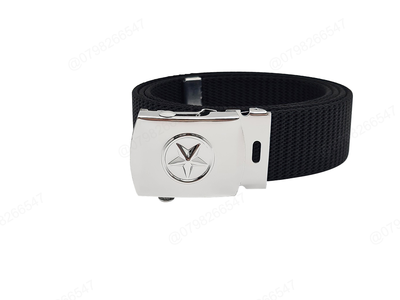 Thắt lưng nam dây dù DHM-013 | Dây nịt vải dù mặt khoá lăn mặt in nổi thời trang | Bảo hành 12 tháng - Ảnh 3
