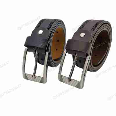 Dây thắt lưng nam giả da PU DHM-221 | Đầu khoá kim thời trang | đục lỗ nguyên dây | Bảo hành 12 tháng