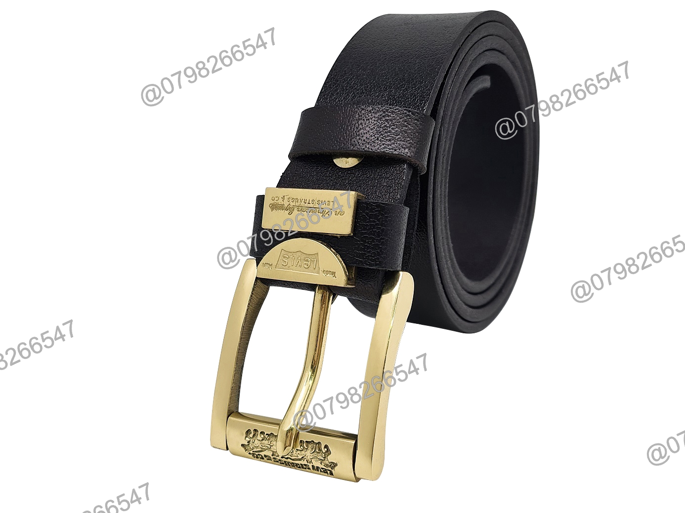 Thắt lưng nam da bò cao cấp DHM-321 | Khoá kim đầu đồng nguyên khối mặt xoay 360 | Bảo hành 12 tháng - Ảnh 3