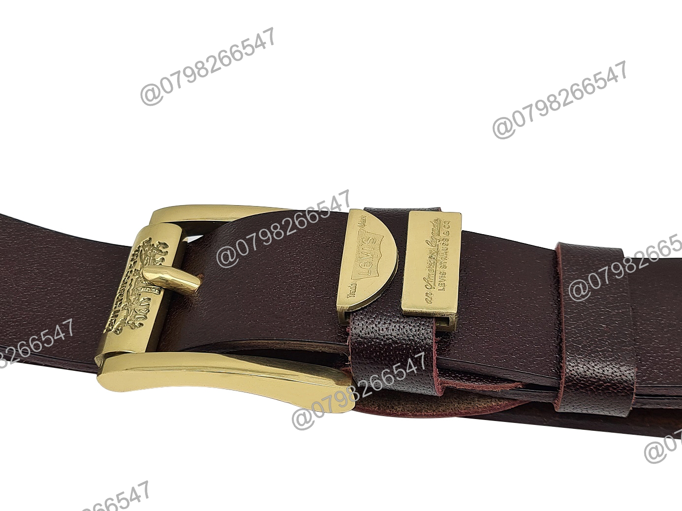 Thắt lưng nam da bò cao cấp DHM-321 | Khoá kim đầu đồng nguyên khối mặt xoay 360 | Bảo hành 12 tháng - Ảnh 6