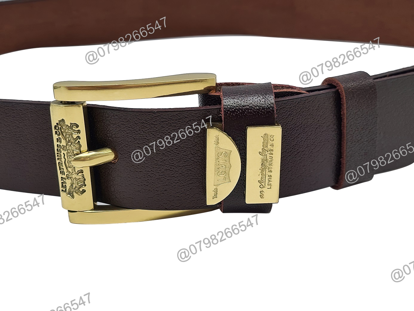 Thắt lưng nam da bò cao cấp DHM-321 | Khoá kim đầu đồng nguyên khối mặt xoay 360 | Bảo hành 12 tháng - Ảnh 8