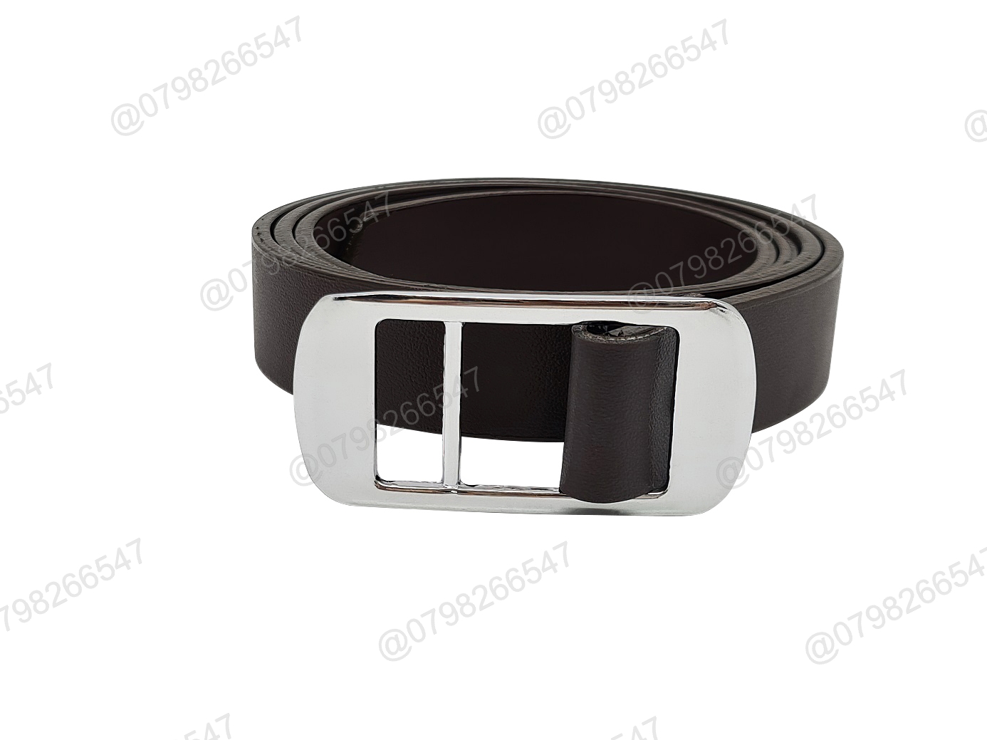 Thắt lưng trẻ em DHM-335 | Mặt khoá luồn màu trắng thời trang bản nhỏ 2.3cm | Bảo hành 12 tháng - Ảnh 5