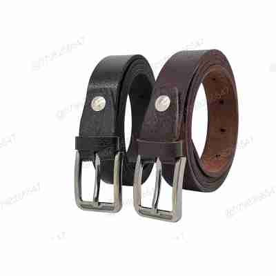 Thắt lưng học sinh da bò cho bé DHM-337 | Đầu khoá kim bản nhỏ 2.3cm | Bảo hành 12 tháng