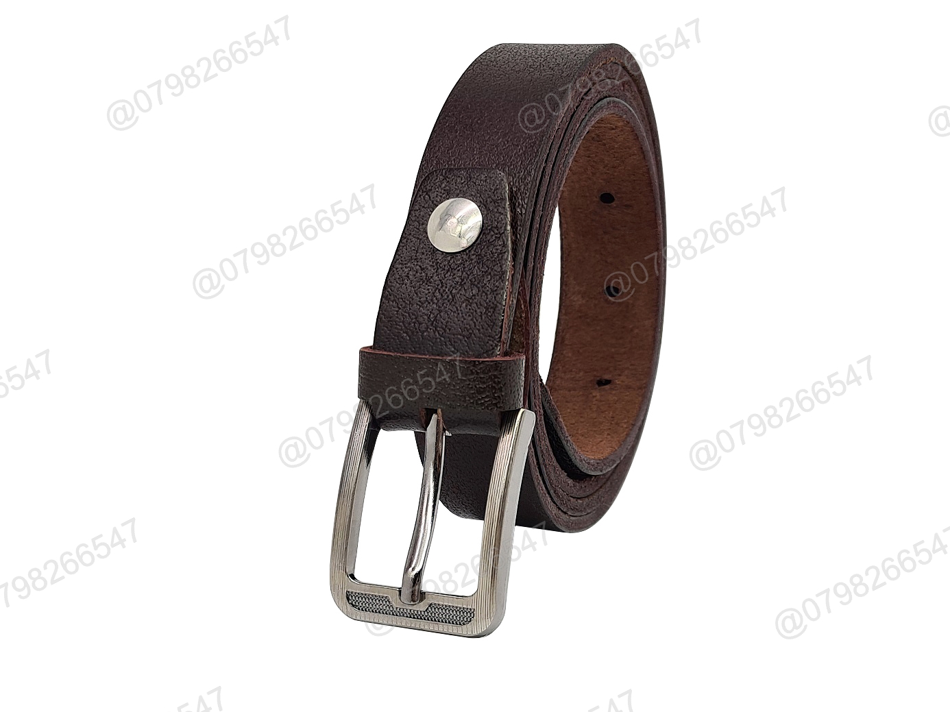 Thắt lưng học sinh da bò cho bé DHM-337 | Đầu khoá kim bản nhỏ 2.3cm | Bảo hành 12 tháng - Ảnh 2