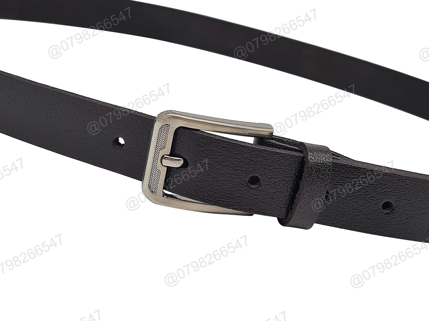 Thắt lưng học sinh da bò cho bé DHM-337 | Đầu khoá kim bản nhỏ 2.3cm | Bảo hành 12 tháng - Ảnh 4