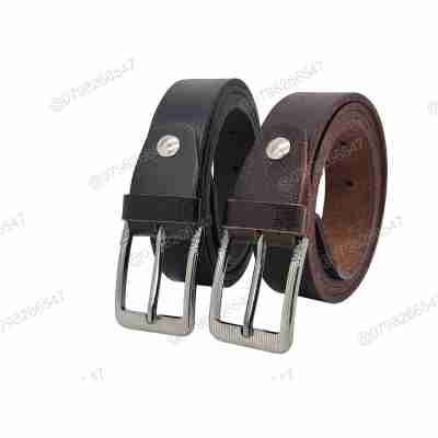 Thắt lưng nam học sinh da bò DHM-338 | Đầu khoá kim bản nhỏ 2.8cm | Bảo hành 12 tháng