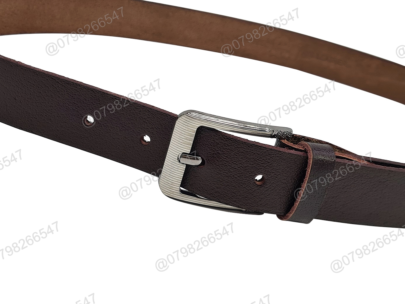 Thắt lưng nam học sinh da bò DHM-338 | Đầu khoá kim bản nhỏ 2.8cm | Bảo hành 12 tháng - Ảnh 4