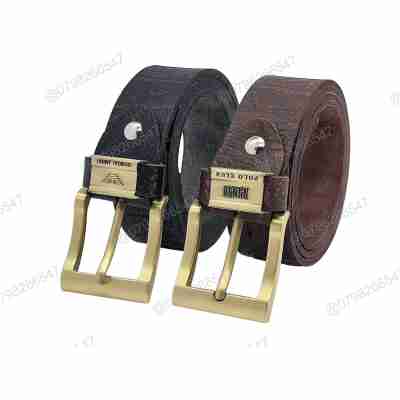 Thắt lưng da nam da thật bản thô DHM-341 | Đầu khoá kim màu đồng vuông bản to | Bảo hành 12 tháng