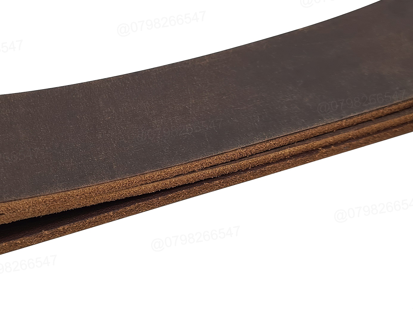 Thắt lưng nam da bò sáp DHM-422 | Khoá kim đồng nguyên khối kiểu tròn ống lăn xoay | Bảo hành 12 tháng - Ảnh 9