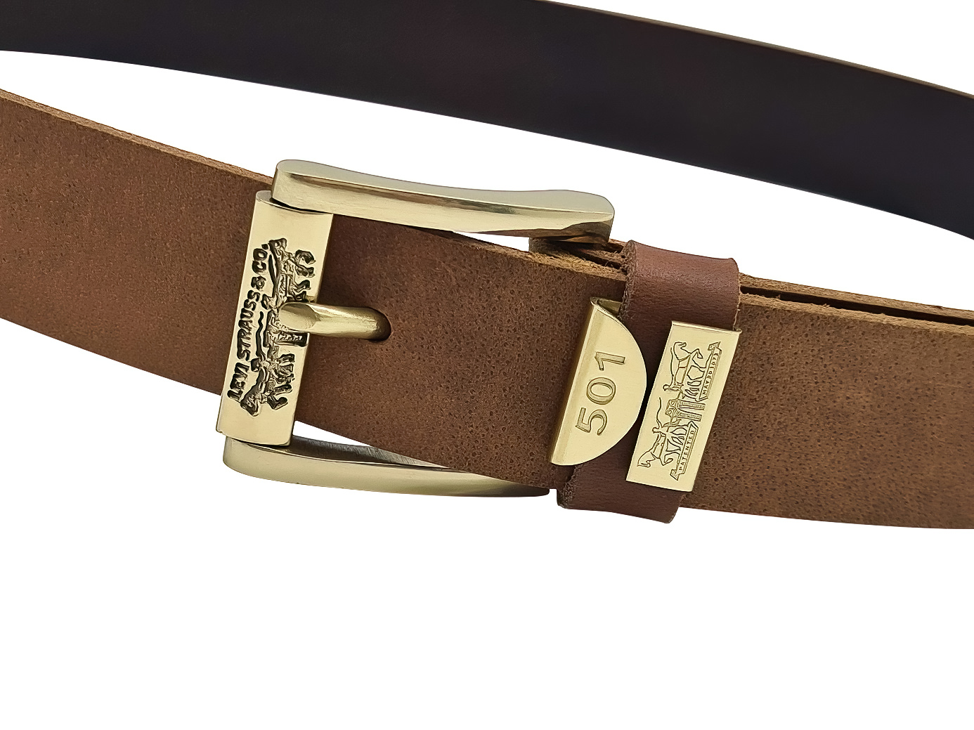 Thắt lưng nam da bò sáp DHM-038 | Mặt khoá kim đầu đồng nguyên khối xoay 360 | Bảo hành 12 tháng - Ảnh 5