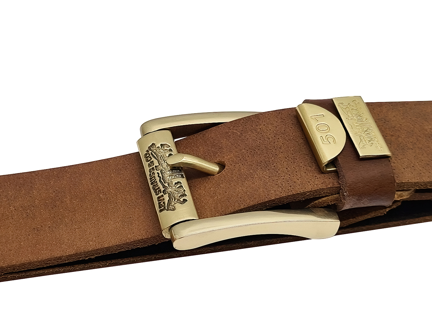 Thắt lưng nam da bò sáp DHM-038 | Mặt khoá kim đầu đồng nguyên khối xoay 360 | Bảo hành 12 tháng - Ảnh 9