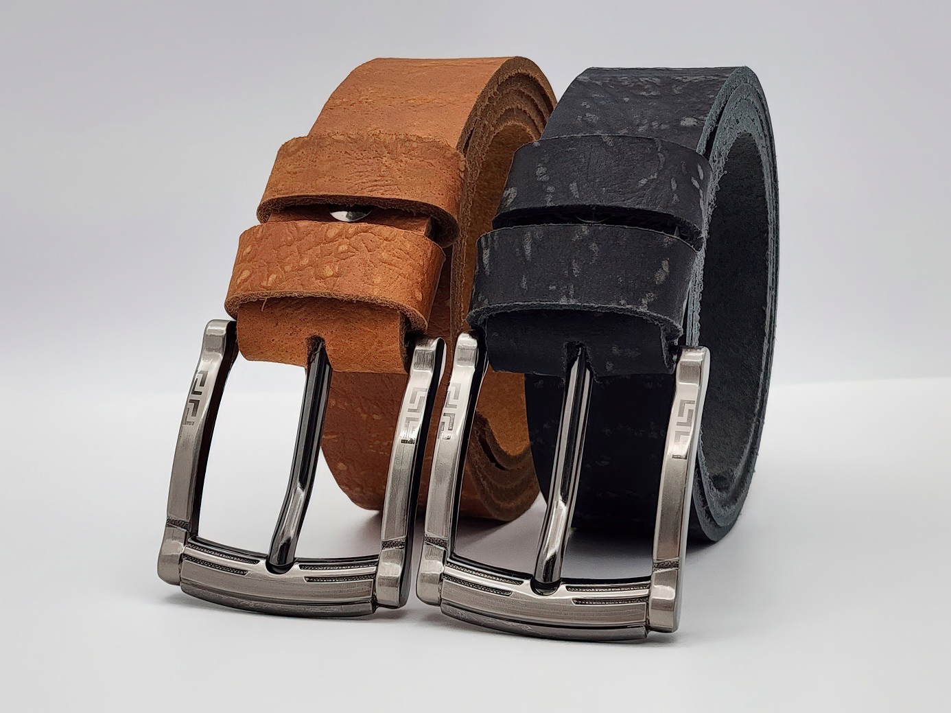 Dây nịt da bò thật cho nam bản thô DHM-140 | Đầu khoá kim nguyên khối thời trang | Bảo hành 12 tháng