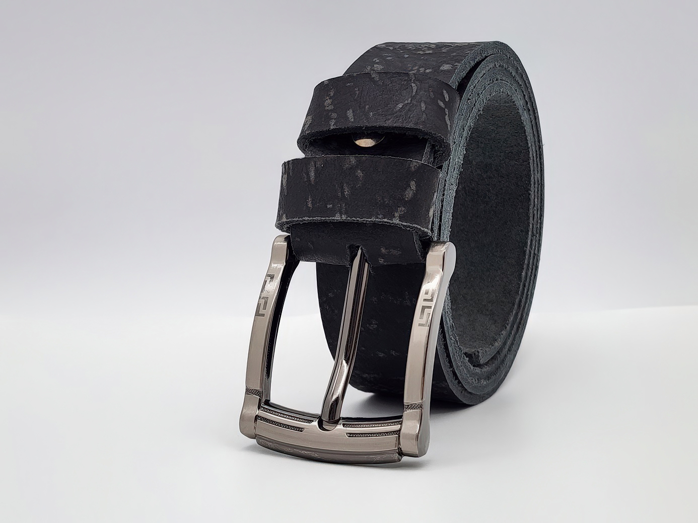 Dây nịt da bò thật cho nam bản thô DHM-140 | Đầu khoá kim nguyên khối thời trang | Bảo hành 12 tháng - Ảnh 2