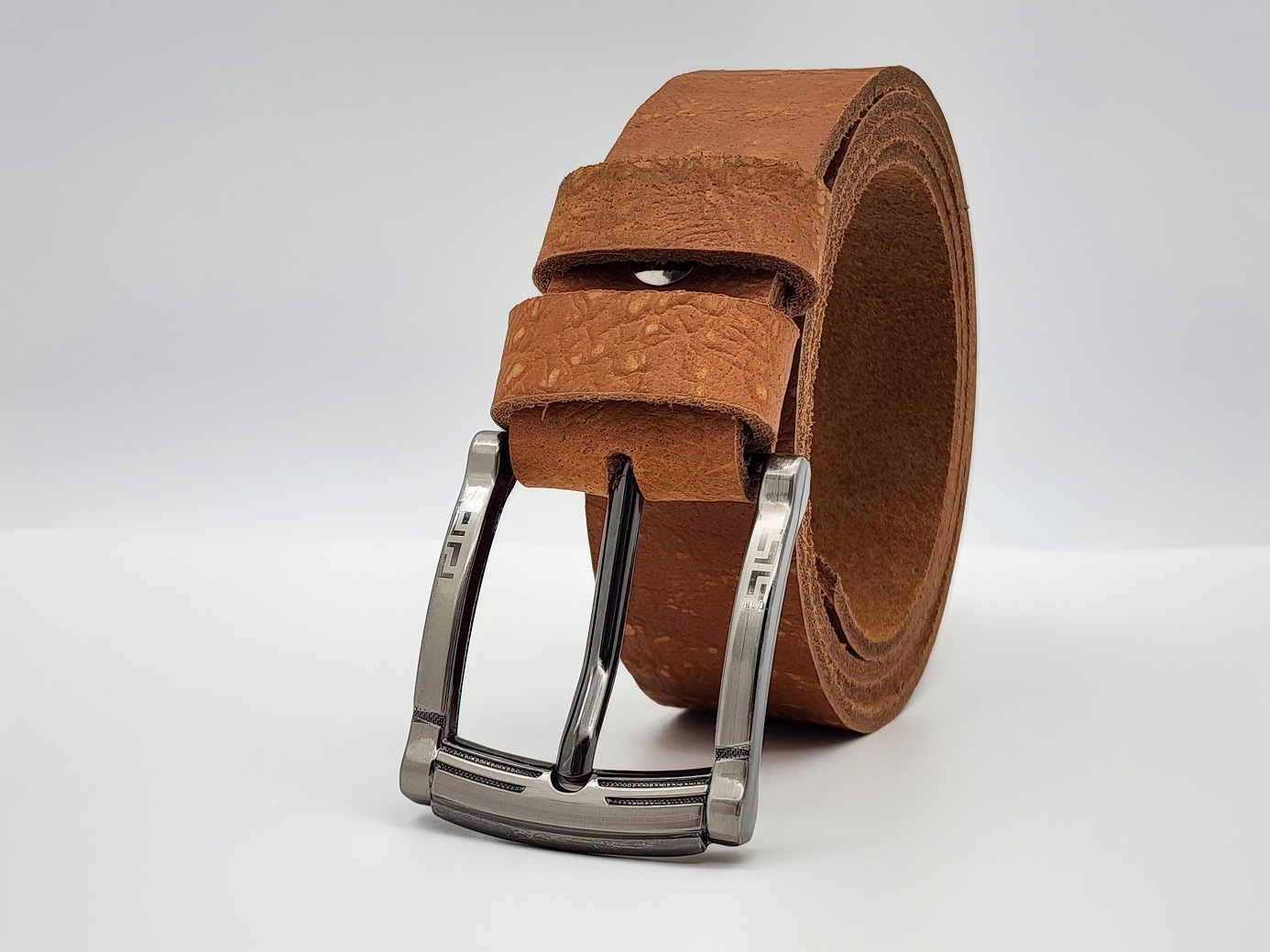 Dây nịt da bò thật cho nam bản thô DHM-140 | Đầu khoá kim nguyên khối thời trang | Bảo hành 12 tháng - Ảnh 4