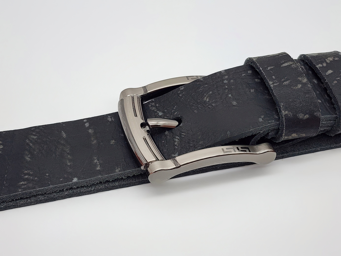 Dây nịt da bò thật cho nam bản thô DHM-140 | Đầu khoá kim nguyên khối thời trang | Bảo hành 12 tháng - Ảnh 6