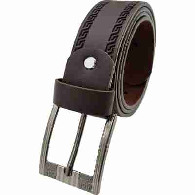 Thắt lưng giá tốt da PU DHM-165 | Đầu khóa kim màu trắng bạc | đục lỗ full dây | Bảo hành 12 tháng