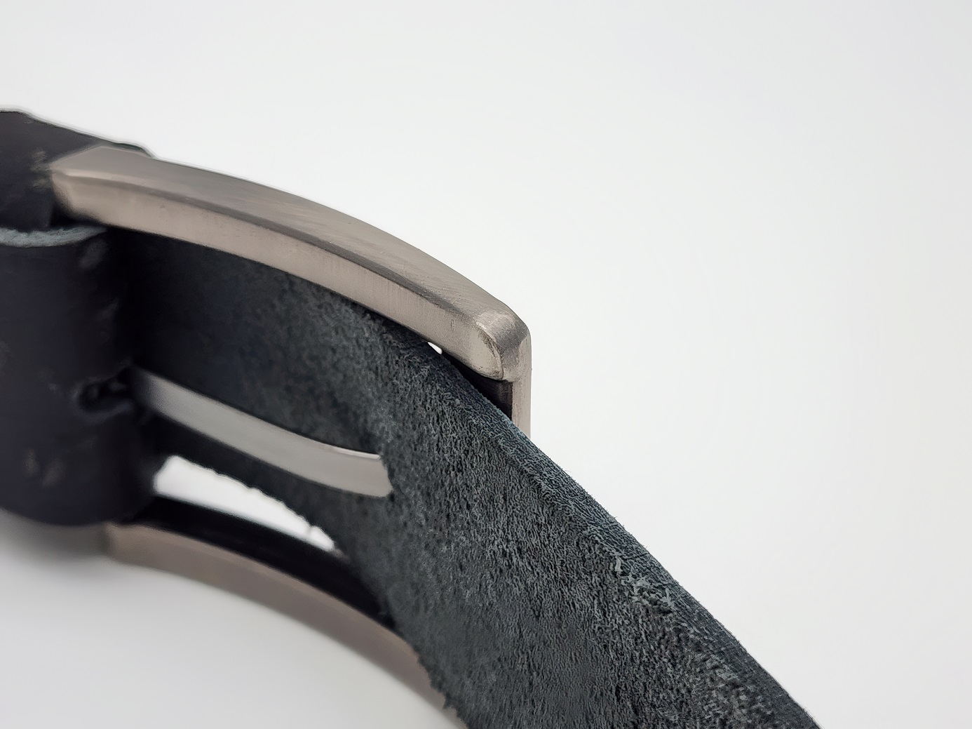 Thắt lưng da nam bản thô DHM-445 | Đầu khoá kim loại chì cạnh vuông | Giao logo ngẫu nhiên | Bảo hành 12 tháng - Ảnh 4