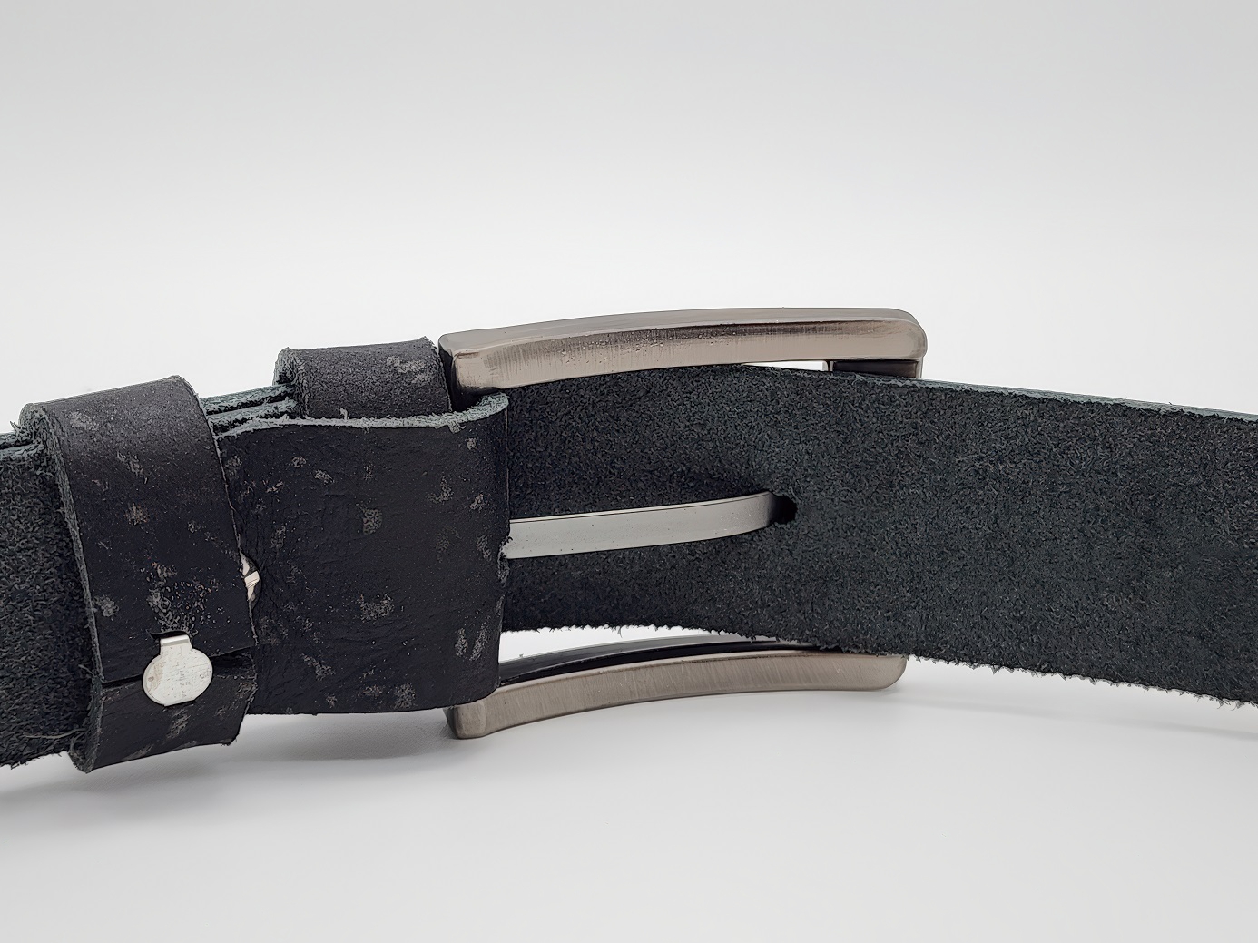 Thắt lưng da nam bản thô DHM-445 | Đầu khoá kim loại chì cạnh vuông | Giao logo ngẫu nhiên | Bảo hành 12 tháng - Ảnh 5