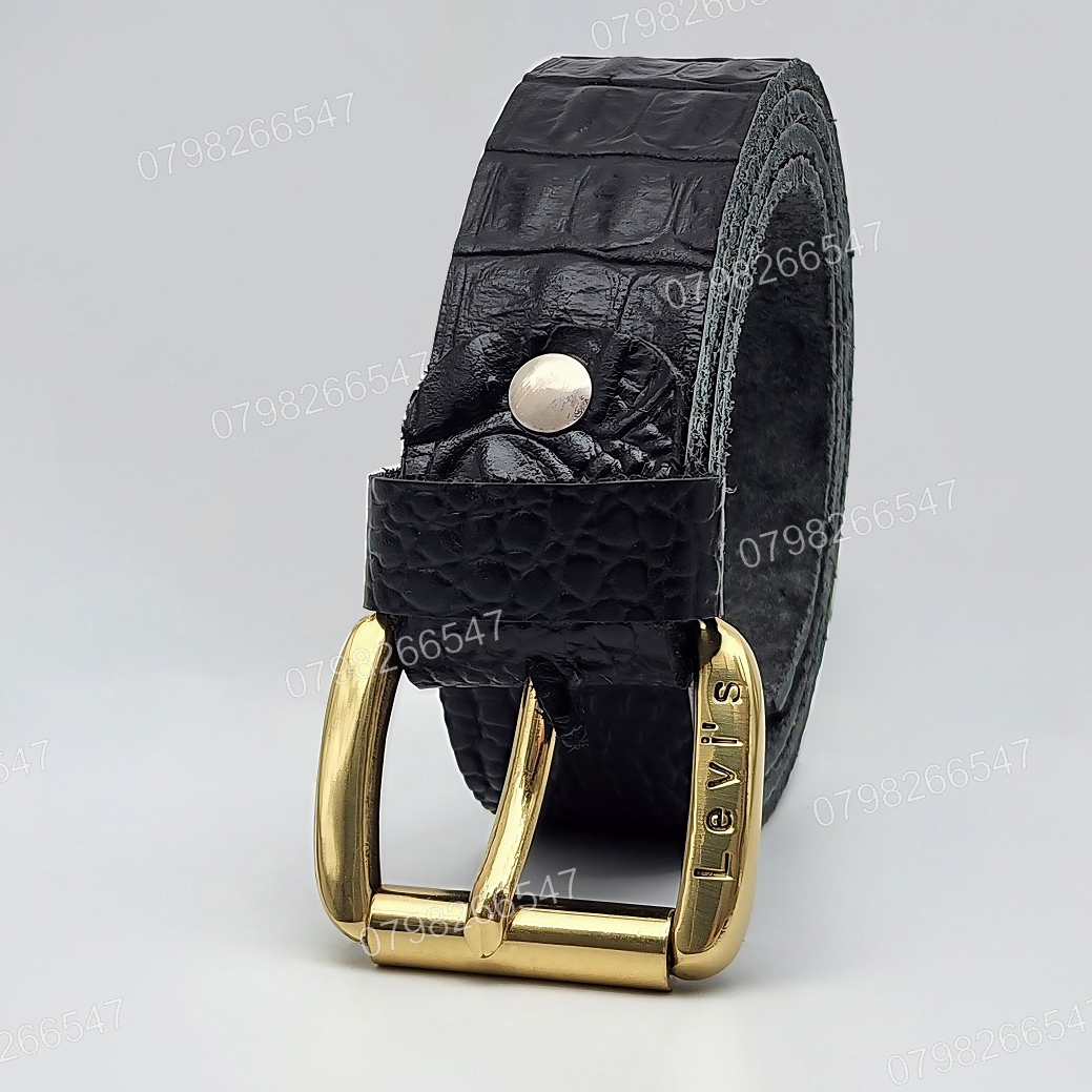 Thắt lưng nam da bò dập vân cá sấu DHM-446 | Khoá kim đầu đồng nguyên khối mặt xoay 360 | Bảo hành 12 tháng - Ảnh 2