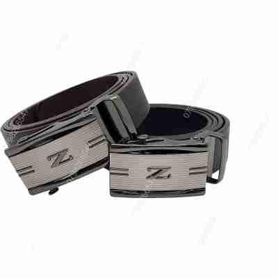Thắt lưng nam cho học sinh bản 2.8cm DHM-482 | Mặt khoá lăn thủng màu xám | Giao mặt ngẫu nhiên | Bảo hành 12 tháng