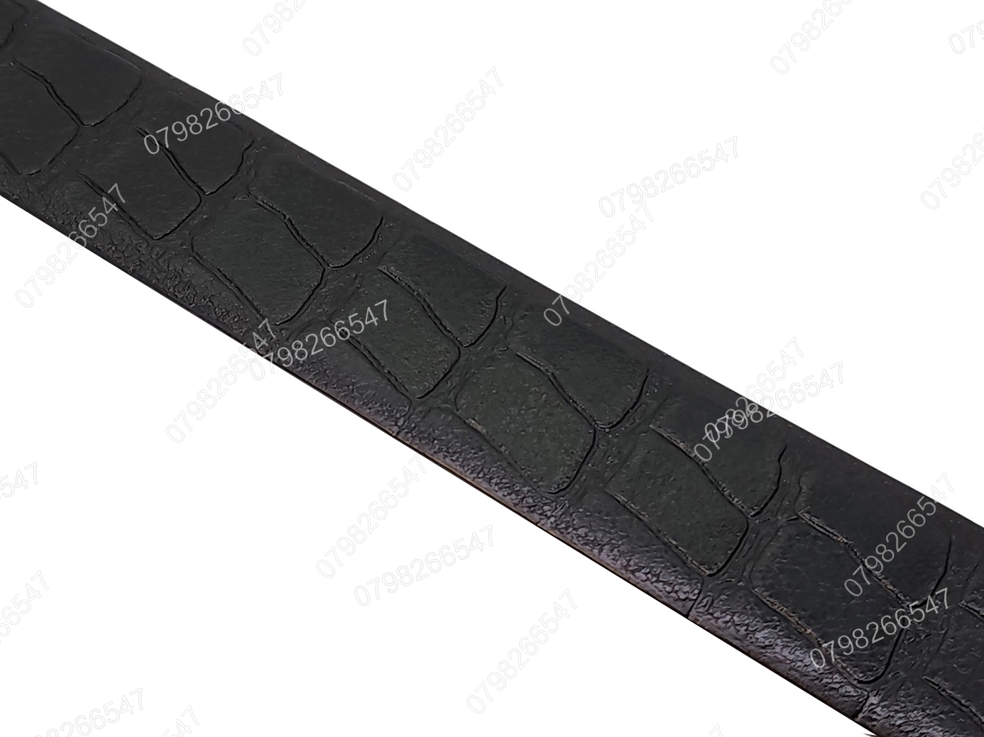 Thắt lưng da bò dập vân cá sấu DHM-494 | Đầu khoá tỳ vàng bóng CD thủng thời trang | Bảo hành 12 tháng - Ảnh 12