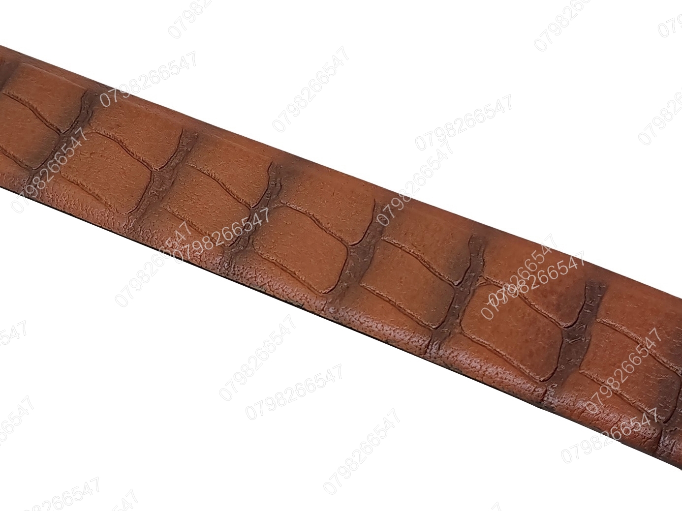 Thắt lưng da bò dập vân cá sấu DHM-494 | Đầu khoá tỳ vàng bóng CD thủng thời trang | Bảo hành 12 tháng - Ảnh 14