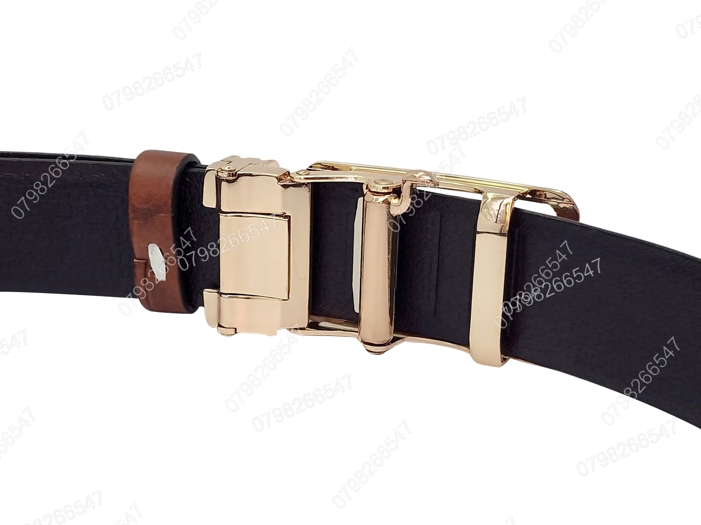 Thắt lưng da bò dập vân cá sấu DHM-494 | Đầu khoá tỳ vàng bóng CD thủng thời trang | Bảo hành 12 tháng - Ảnh 10